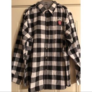 For all my Bourbon Lovers !! Jim Beam Flannel button down